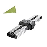 Kleine Größe und tragbares Design: Mini-Slider Länge ist nur 330 mm und das Gewicht beträgt nur 1,2 kg, max. Belastbar bis 5 kg. Einzelne Länge, doppelte Distanz.