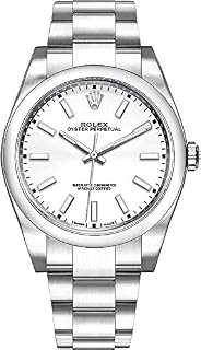 Men's Rolex Oyster Perpetual 39 White Dial Watch - Ref. 114300