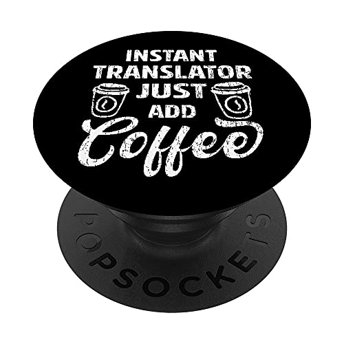 Traductor Instantáneo Divertido Intérprete Gráfico "Just Add PopSockets PopGrip Intercambiable