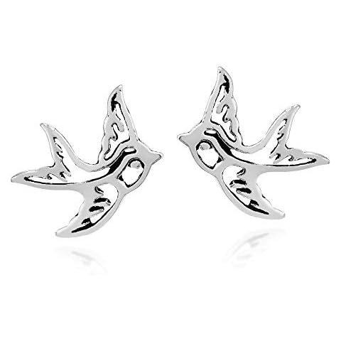 AeraVida Brave and Free Bird Stud Earrings Cover