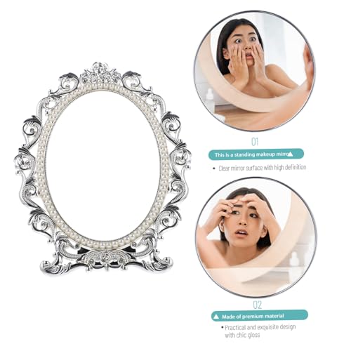 Espejo para maquillaje clásico Magiclulu de 7 pulgadas miniatura 3