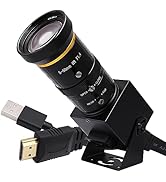 Svpro Telecamera USB 4K HDMI con teleobiettivo da 5-50 mm, messa a fuoco manuale, webcam H.264 H....