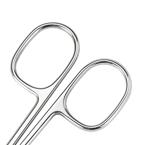 Jarvistar Extra Fine Small Nail Scissors, Multipurpose Stainless Steel Cuticle Manicure Beauty Pedicure Grooming For Women, Fingernail, Toenail, Eyelash, Eyebrow, Dry Skin, Curved Blade 3.66 Inch #TOP5