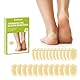 Bukihome Heel Size Blister Plasters - 24 Pieces Blister Plasters for Feet,Hydrocolloid Plasters,Blister Prevention,Foot Treatment,Heal Fast