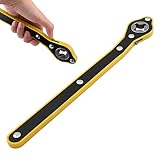 EKDJKK Labor Saving Wrench Auto Jack Ratchet Wrench Car Jack and Lug Wrench Handle Scissor Jack Garage Tire Wheel Lug Wrench for Motorcycle, Car, SUV and Other Vehicles