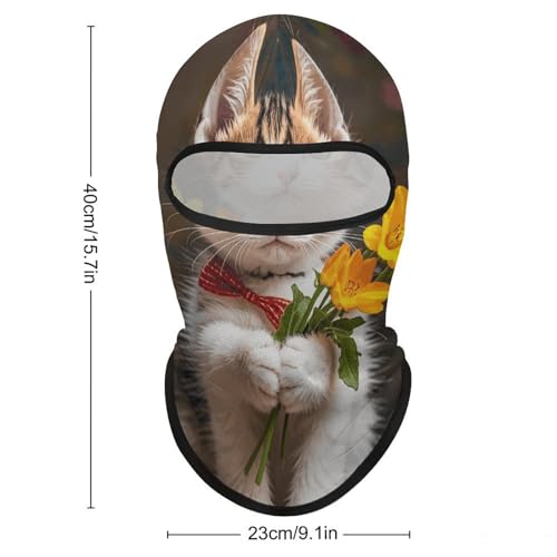 Balaclava para hombre, máscara de esquí para mujer, máscara facial completa, cubierta facial para ciclismo miniatura 2