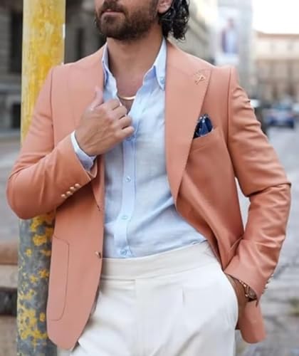 SOCOOL Mens Blazer Casual Sports Coats Slim Fit Jacket for Men 2 Button Business Suit Jackets4