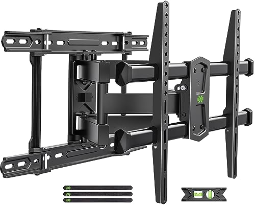 USX MOUNT UL Listed TV Wall Mount for 42"-84" TVs up to 110lbs and 8"-24" Wood Studs, TV Mount with Tilt, Swivel & Extension, Wall Mounts Bracket with Dual Articulating Arms, Max VESA 600x400mm by USX MOUNT - Used condition - US$41.07