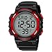 Bomieux Mens Digital Watch, Sport Military Watches for Men Waterproof LED Screen Large Face Tactical Watch with Backlight Alarm Stopwatch Wrist Watch