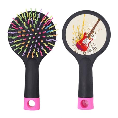 Brosse à cheveux Jazz au design guitare électrique pour sublimer votre coiffure au salon