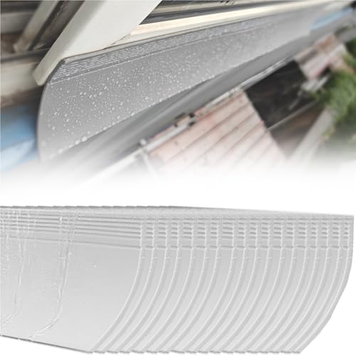 Deflector de goma autoadhesivo recortable de 70 mm para proteger ventanas de la lluvia 2