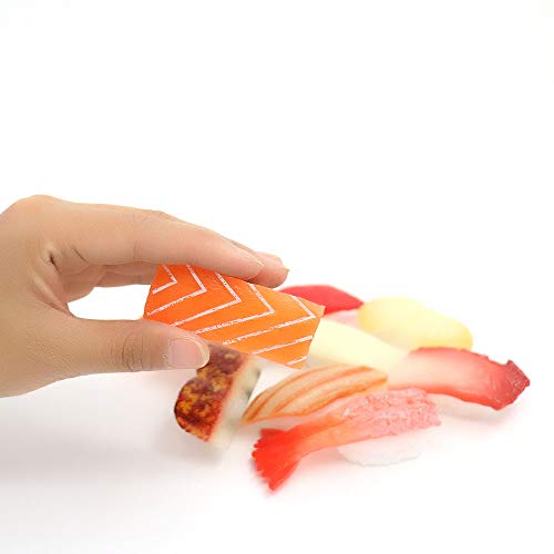 Nice purchase Artificial Sushi Fake Food Simulation Realistic Lifelike Nigiri Onigiri Dessert for Decoration Display Props Model Sashimi