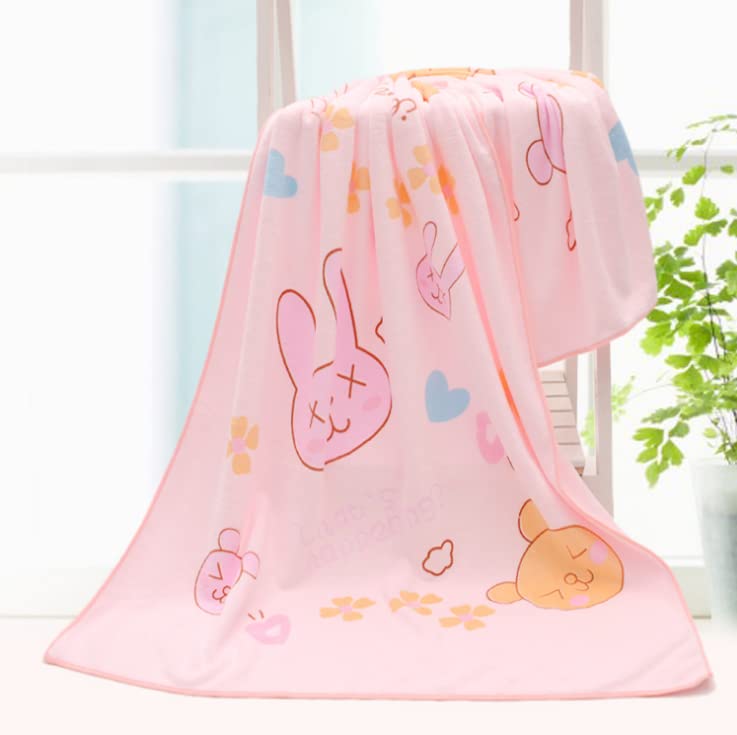 Outlay Home Supersoft Towel/Bath Towel / 100% Cotton Washcloth for Newborn/Babies/Kids towel in Cartoon Print, 60x120 CM - 1 Piece, Pink (Design may Vary) offers donot miss 4 Outlay Home Supersoft Towel/Bath Towel / 100% Cotton Washcloth for Newborn/Babies/Kids towel in Cartoon Print, 60x120 CM - 1 Piece, Pink (Design may Vary) offers donot miss