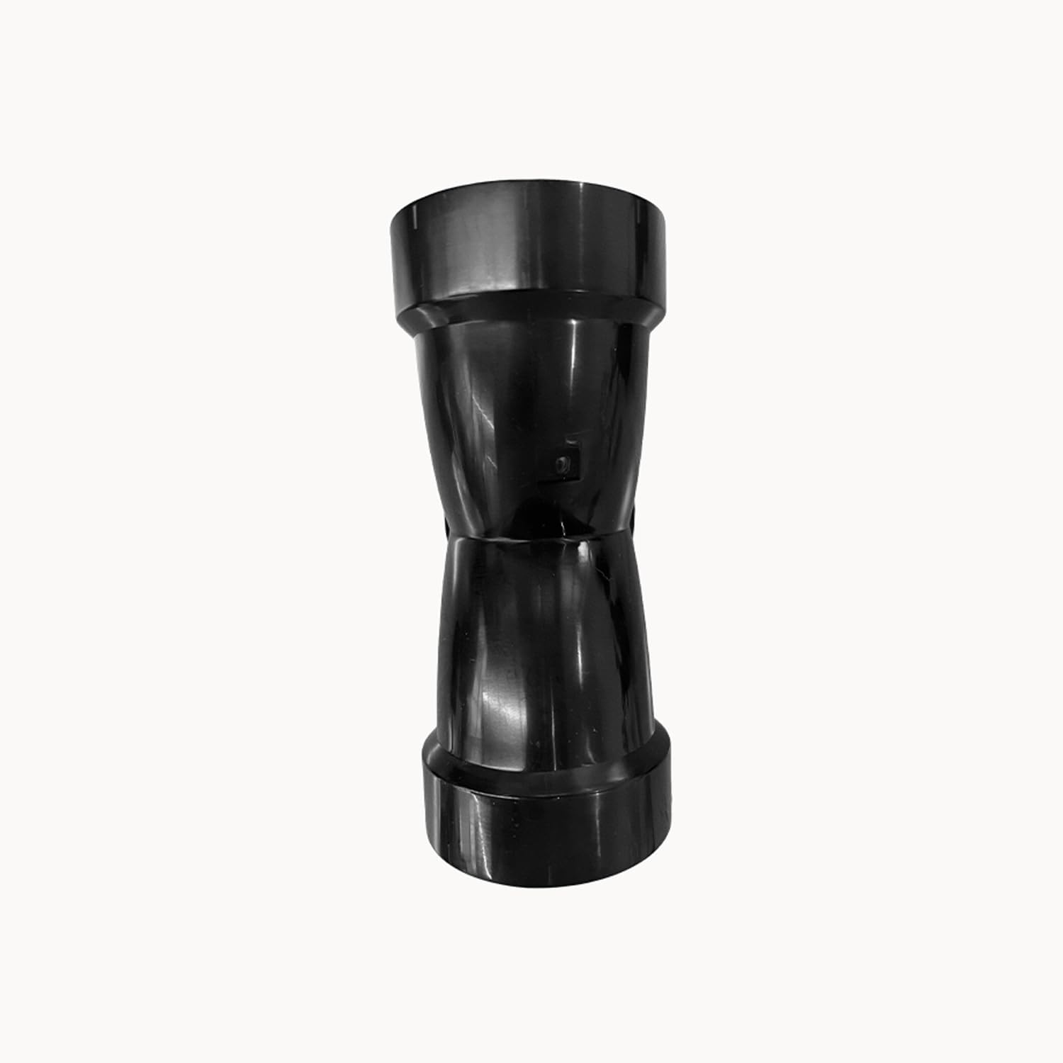 ABS DWV 1.5" Double 90 Degree Elbow Double Bend | 1-1/2 Inch Schedule 80 Plumbing Pipe Fittings, Heavy-Duty for Drain Waste Vent Systems, Sewer, Sink, Toilet (3 way Black)