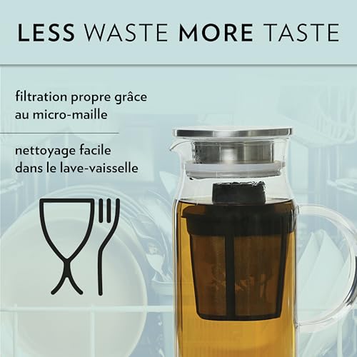 Infuseur à thé et épices Finum en acier inoxydable réutilisable