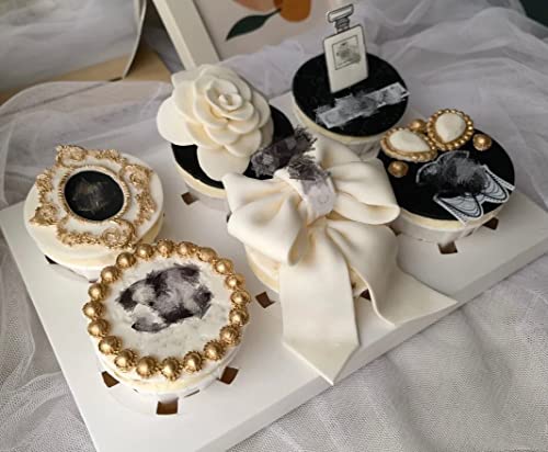 Anyana Bead Jewel Pearl Chain Rope Stone Border Mould Cake Fondant Impression Gum Paste Mold For Sugar Paste Gumpaste Cupcake Decorating Topper Decoration Sugarcraft Sugar Biscuit Decor #TOP3