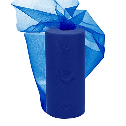 Rollo de Tul Azul Oscuro 30cm x 92M, Rollo de Tul para Bodas 100 Yardas Tela de Tul para DIY Falda de Mesa Arco Decoración de Fiesta