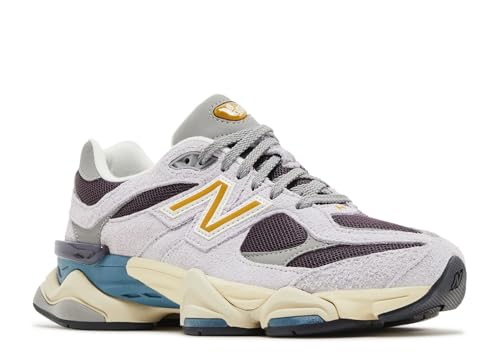 New Balance 9060 Men's Sneakers, Taro/Plum Brown/Butterscotch, Size 42