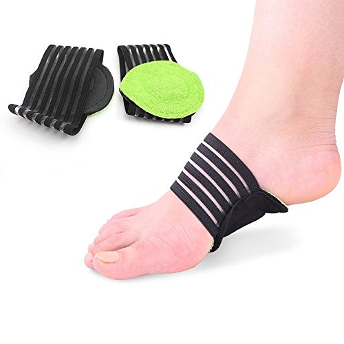 Doact Arco Plantar Apoyo (2 piezas) Arco Cojines del Pie para Mujeres y Hombres Fascitis Plantar, Antepié Pads para Pies Planos Alivia el Dolor de Pies