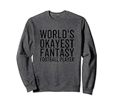 partito divertente draft del mondo per giocatori di football fantasy felpa