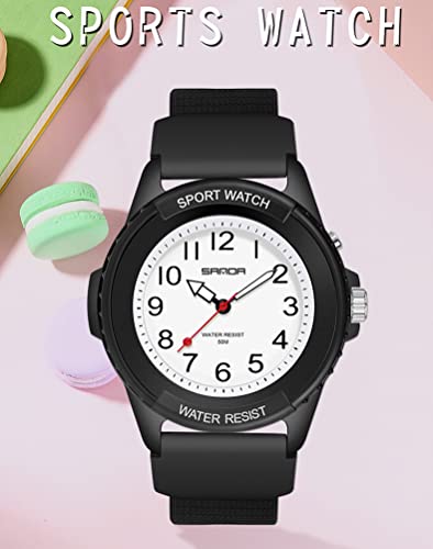 Gosasa Sport Unisex Watches Outdoor Analog Display Luminous Resin Strap Electric Waterproof Quartz Classic Wristwatch for Men and Women2