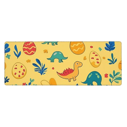 Tapis de souris de jeu œuf de dinosaure 80 x 30 cm XXL