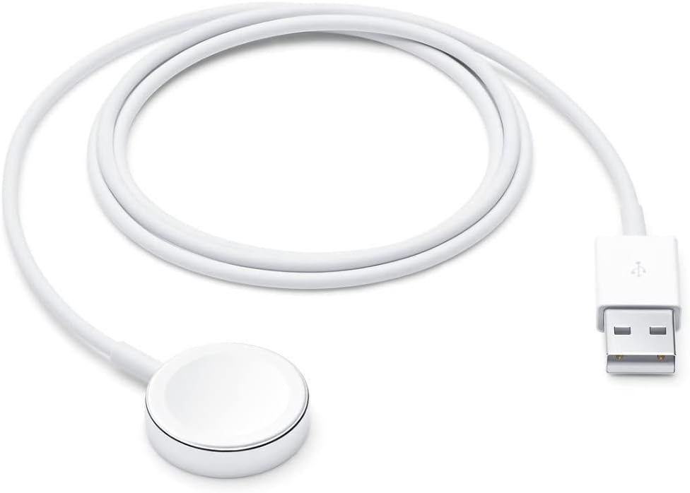 Cabo Carregador Magn�tico Para Apple Watch Series 1 2 3 4 5 6 7 8 e Ultra - Carregamento R�pido e Seguro