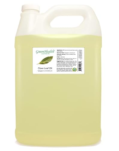 Clove Leaf Essential Oil - 1 Gallon - Plastic Jug - 100% Pure & Uncut - GreenHealth