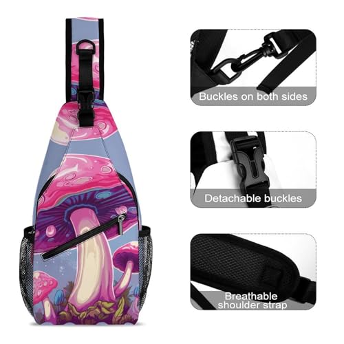 Bolso Sling Crossbody Casual para Viaje y Senderismo miniatura 3