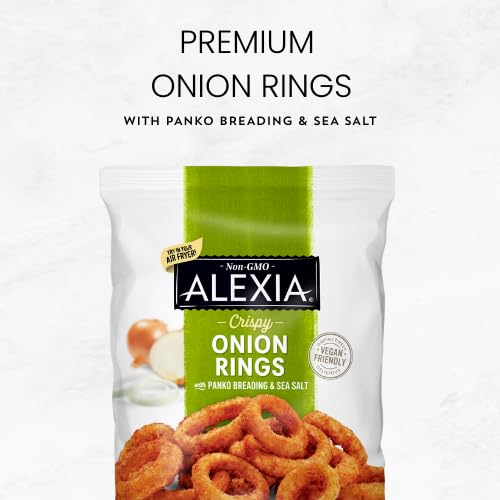 Alexia Non GMO Crispy Onion Rings Panko Breading and Sea Salt 11 Oz — view 4