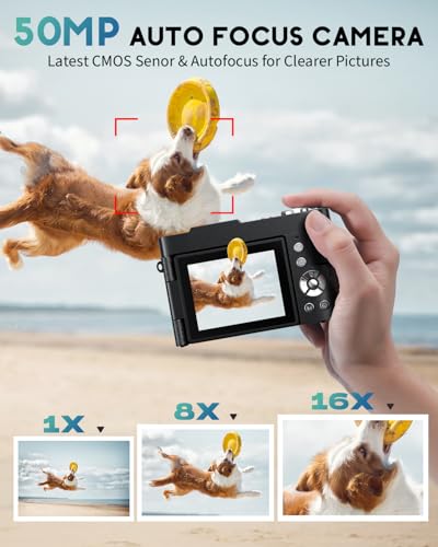 image for NEMUTA 4K Digital Camera for Photography, 50MP Vlogging Camera for You