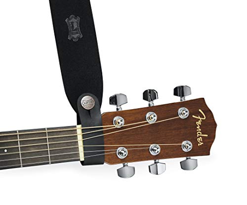 Levy’s Leathers MM18CH-BLK Accessoires – Adaptateur de sangle en cuir – Noir - Les Beatles, Paul McCartney, John Lennon, RIngo Starr, George Harrison Levy's Leathers MM18CH-BLK Accessoires - Adaptateur de sangle en cuir - Noir – Image 5