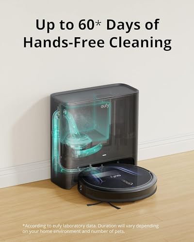 eufy by Anker RoboVac G40+ Robot Vacuum Cleaner with Self-Emptying Station, 2,500Pa Suction Power, WiFi Connected, Planned Pathfinding, Ultra-Slim Design(Renewed) - Image 3