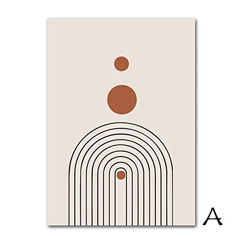 Affiches et posters encadrés art géométrique abstrait pour salon contemporain