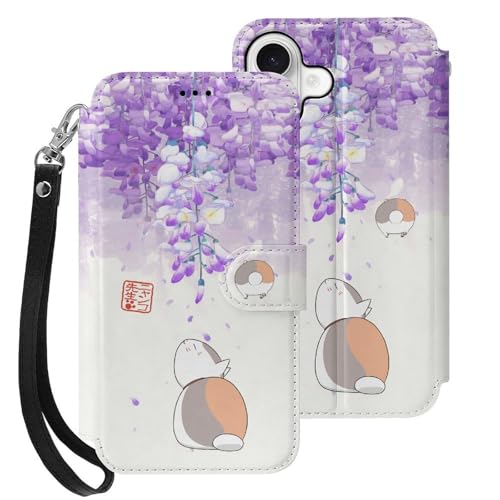 �ĖڗF�l�� �j�����R�搶 iPhone 17/17 Air/17 Pro/17 Pro Max �Ή� �P�[�X �����ӂ���蒠�^ ���z�^ �X�}�z�P�[�X �X�g���b�v�t�� �J�[�h���[ ���O���� ���u���X�^���h�@�\ �Ռ��z�� �S�ʕی� PU���� �A�C�t�H��17�p