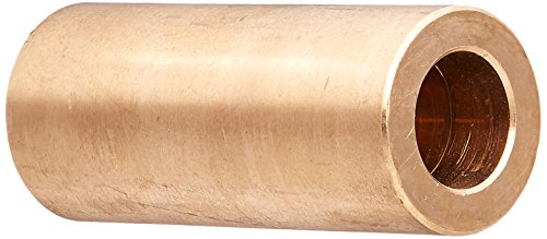 Bunting Bearings CB061012 Sleeve (Plain) Bearings, Cast Bronze C93200 (SAE 660), 3/8
