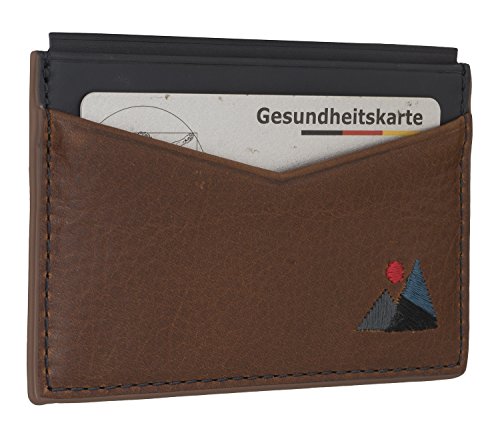 Preisvergleich Produktbild Fossil Herren Kreditkartenetui Kartenetui Lederetui Cognac 6561