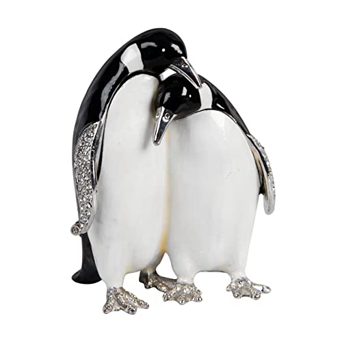 Image of Pair of Penguins - Trinket box - Treasured Trinkets