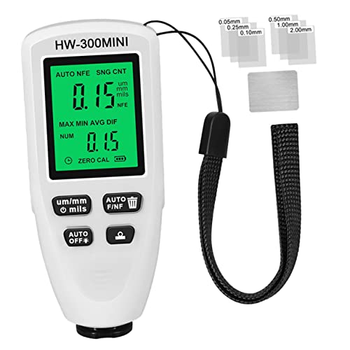 VALICLUD Digital Automotive Coating Thickness Gauge with Resolution Non Destructive Paint Depth Tester for Car Surface Magnetic and Non Magnetic Coating Measurement Portable