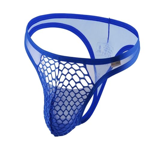 Generic Men's Sexy Mesh Bulge Pouch Underwear Underpants Shorts T Back Pouch Low Rise With Bulge Pouch