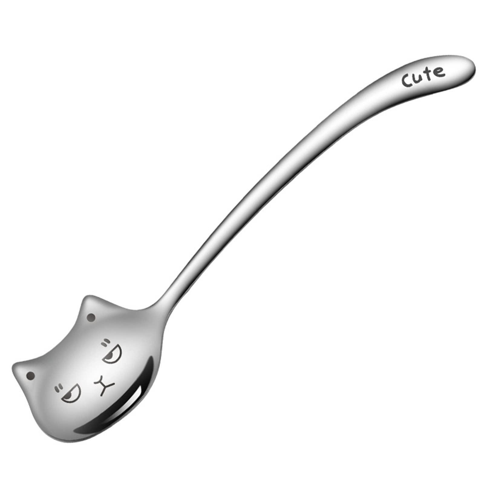 Jazuaiao For Espresso Spoons Coffee Spoon 6.29 Inches Stainless Steel Small Spoons for Dessert Ice Cream Tea Coffee Small for Funny Silver Stainless Steel