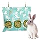 XYTAHDM Hängender Futtersack für Kleintiere, Kaninchen Heutasche, Hasen-Futterstation Heutaschen, Meerschweinchen Heutasche, für Kaninchen/Meerschweinchen/Chinchilla(B)
