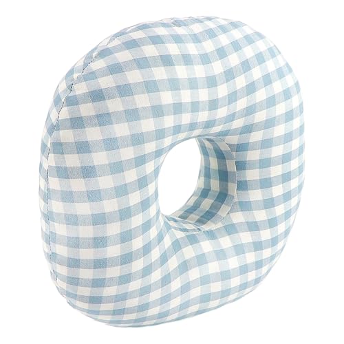 UPIQNG Donut Pillow Ear Piercing Pillow O Shaped Sleeping Pillow Removable Pillowcase Soft Round Ear Cushion Hollow Ear Hole Pad Side Sleeper Pillow by UPIQNG - Used condition - CA$14.26