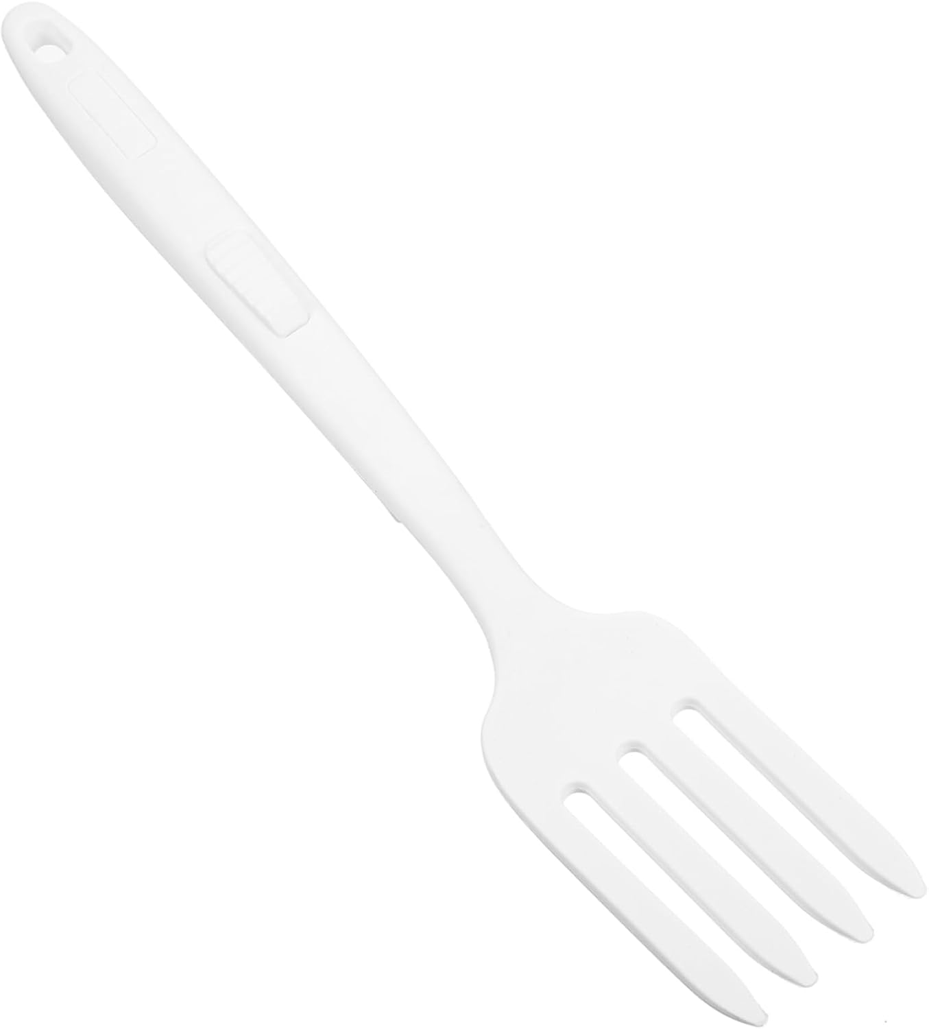 Silicone Cooking Fork for Pasta, Heat Resistant Reusable Kitchen Utensil