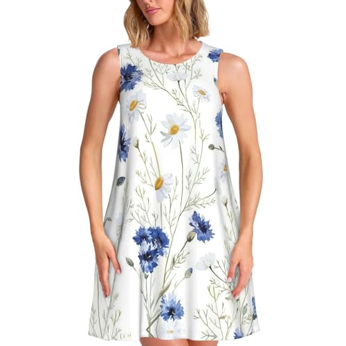 Robe t-shirt ample décontractée idéale pour les vacances