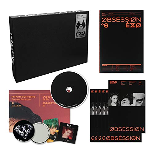 Exo 6th Album Obsession X Exo Ver Cd Photobook Lyrics Book Folded Poster