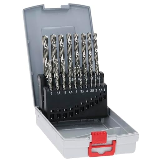 Bosch Professional 19tlg. ProBox Metallbohrer Set HSS-G (geschliffen, Zubehör Bohrschrauber und Bohrständer)