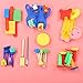 Zerodis Kid Sponge Stamp Set Paintbrush Sets Sponge Stamp Drawing Foam Brushes Painting Brush Art Craft Drawing Tools Early Education Fun Playing Toy for 2-6 Years Kid