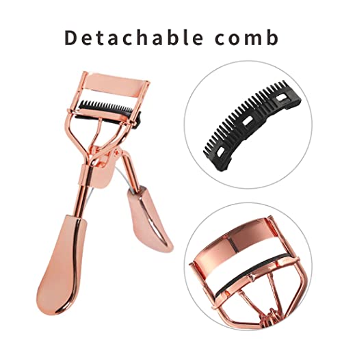 image for Uranian Beauty Eyelash Curler Comb Eyelash Curlers with 2 Silicone Ref