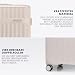 WITTCHEN Kofferset Hartschalenkoffer Polycarbonat 4 Rollen Gloss Line | Beige Hochglanz